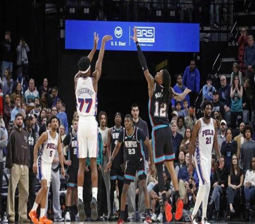 被打服了，76人隊(duì)埃奇科姆直言莫蘭特是他遇到的最難防守的球員