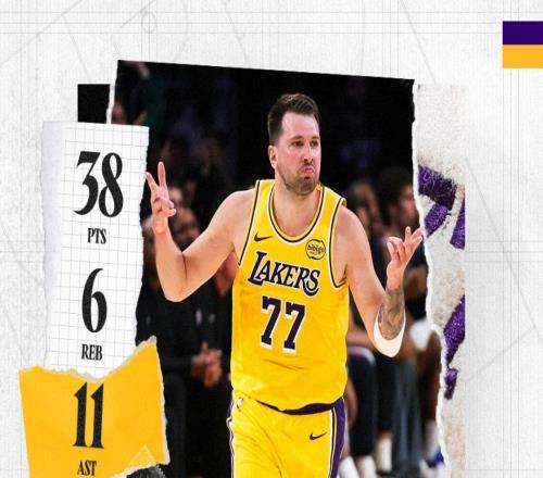 關(guān)鍵時(shí)刻16勝3負(fù)聯(lián)盟封王！東契奇38+11+8三分湖人新王僅存1軟肋