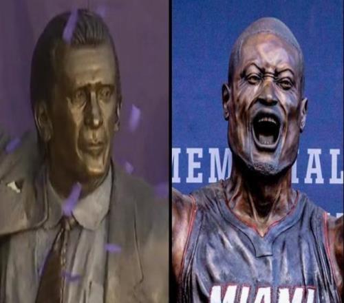 湖人揭曉萊利雕像！神似好萊塢影星，網(wǎng)友：比韋德強