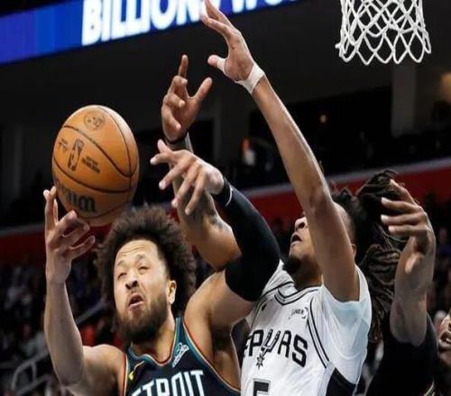 馬刺克活塞：文班亞馬的存在感