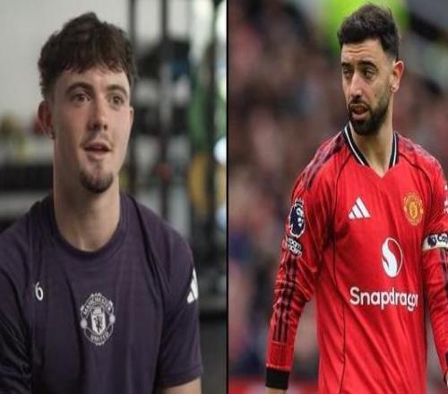 曼聯(lián)小將奧弗里：上次和B費(fèi)一起訓(xùn)練，他教了我一小時(shí)任意球