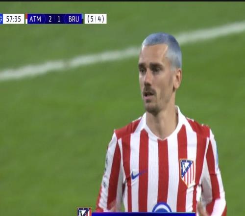 格列茲曼第125次參加俱樂(lè)部歐戰(zhàn)，法國(guó)球員歷史第五位