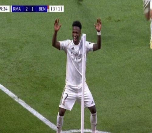 連續(xù)5場(chǎng)進(jìn)球！維尼修斯一劍封喉再跳爭(zhēng)議舞蹈，皇馬主場(chǎng)晉級(jí)