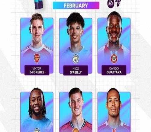 英超2月最佳球員候選：謝什科、塞門約、哲凱賴什在列