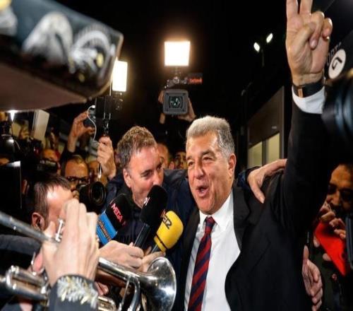 拉波爾塔：這屆任期我將打造一支頂級(jí)球隊(duì)，繼續(xù)壯大巴薩陣容