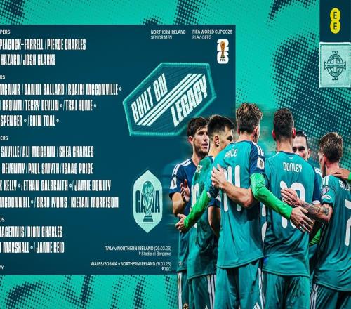 北愛爾蘭最新大名單：利物浦小將莫里森首次入選將戰(zhàn)意大利