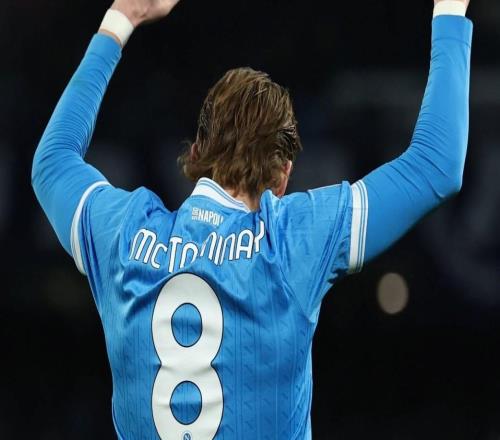 麥克托米奈59場意甲打進19球，追平曼聯(lián)生涯178場英超進球數(shù)