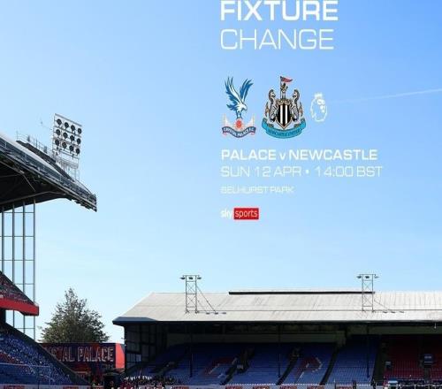 晉級歐協(xié)聯(lián)八強，水晶宮與紐卡的比賽改期至4月12日