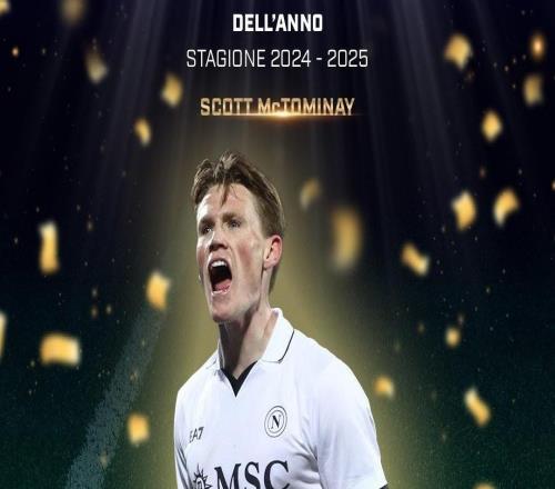 官方：麥克托米奈當(dāng)選2025意大利足球盛典年度最佳球員