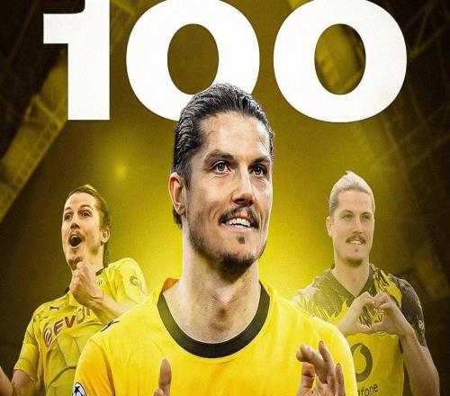 裏程碑，薩比策完成多特生涯第100次出場