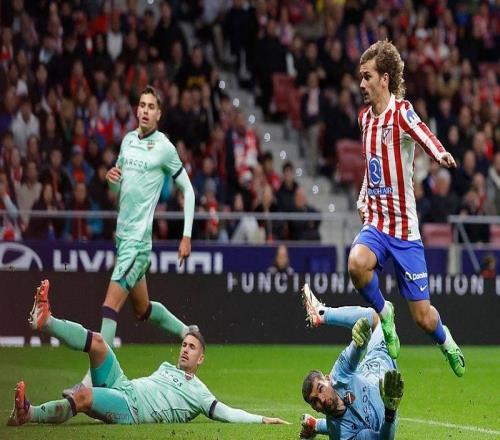 馬競(jìng)31萊萬(wàn)特格列茲曼雙響