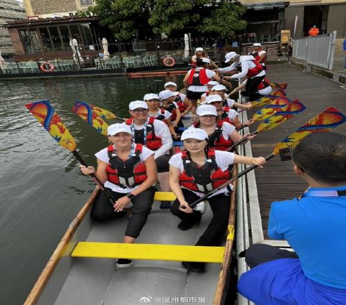 温州都市报：巴黎奥运会开幕前温州人在塞纳河划龙舟迎奥运