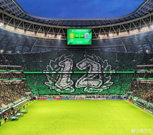 國安主場工體再次出現(xiàn)巨幅Tifo，致敬球迷第12人