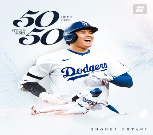 大谷翔平51轟+51盜壘創(chuàng)MLB歷史炸裂程度相當(dāng)于足籃什么表現(xiàn)