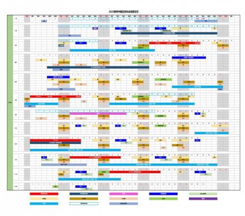 明年3月、6月兩次國家隊比賽前，中超分別間隔17天和18天