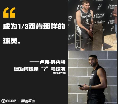 又一个不务正业的科内特谈选择7号:想成为13的邓肯