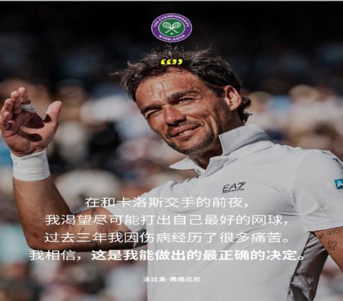 意大利网球名将弗格尼尼退役，生涯最高世界排名第9&9个单打冠军