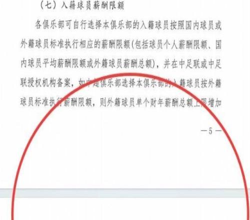 重磅！中超歸化薪酬按外援標準薪酬總額+200萬歐