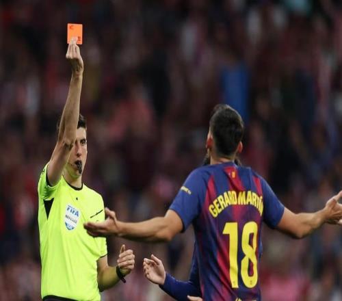 皇馬TV：馬丁紅牌能改判巴爾韋德卻不行，裁判總是偏向巴薩