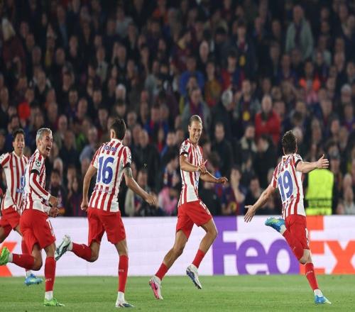 巴薩2分鍾連吞2彈，西蒙尼兒子造紅+阿爾瓦雷斯世界波