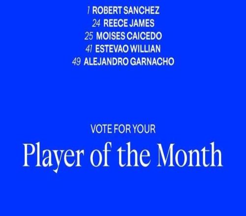 藍(lán)軍月最佳候選：桑切斯、詹姆斯、凱塞多、埃斯特旺、加納喬