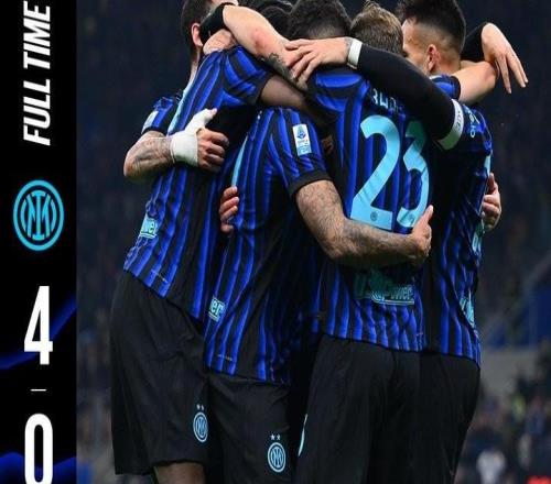 國米意甲對陣科莫10連勝，近6場全部零封取勝創(chuàng)紀錄