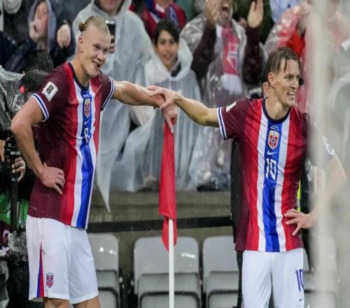 挪威雙子星！哈蘭德歐預(yù)賽進(jìn)球最多，厄德高助攻最多