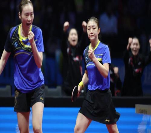 12年后，陳夢又一次幫山東拿到全運(yùn)會乒乓球女團(tuán)金牌