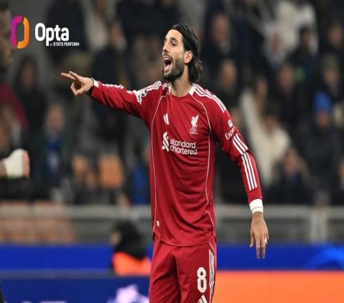 攻守兼備，索博賽季至今英超+歐冠四強數據利物浦隊內第一