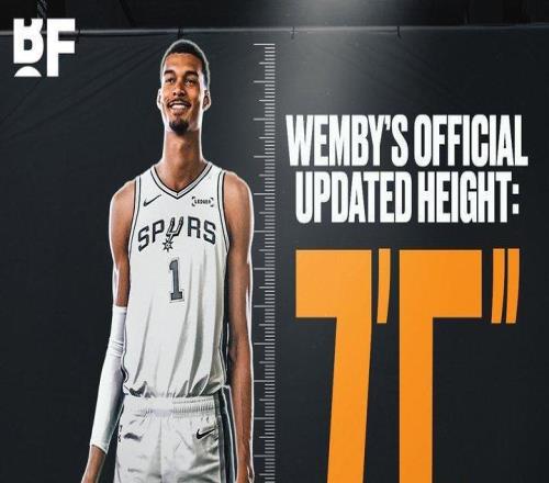 文班亚马成NBA现役最高球员,冲击历史最强2米26+巨人