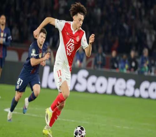 巴黎聖日耳曼苦戰戰平摩納哥總比分5比4驚險挺進歐冠16強