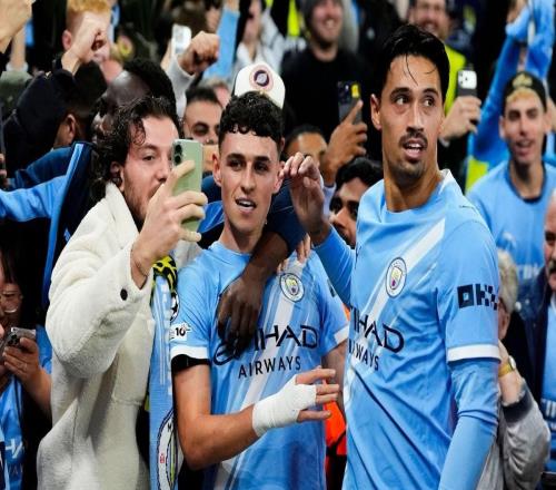 福登首次歐冠單場梅開二度，賴因德斯首次歐冠單場送兩次助攻