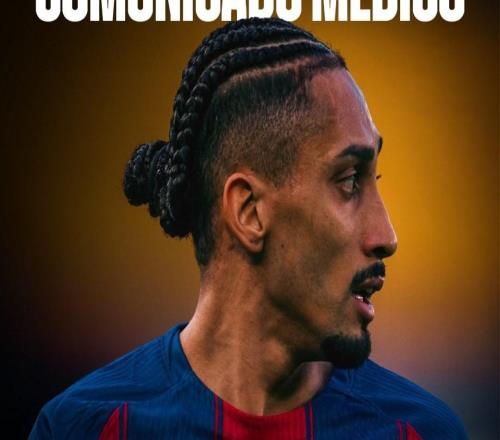 巴薩官方：拉菲尼亞右腿內收肌負荷過重，將缺戰國王杯14決賽