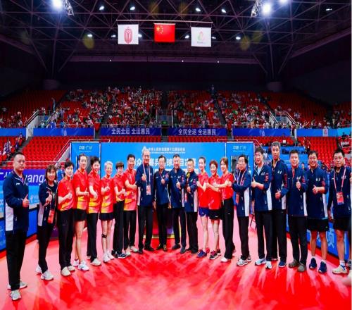 五金到手,全运会群众乒乓球比赛北京队位列金牌榜首