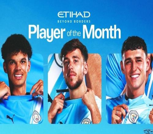 你選誰曼城11月最佳球員候選：福登、奧賴?yán)?、尼? /></a>
<div   id=