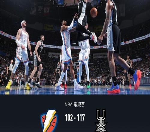 馬刺117102賽季三殺雷霆，文班19+11，福克斯29分