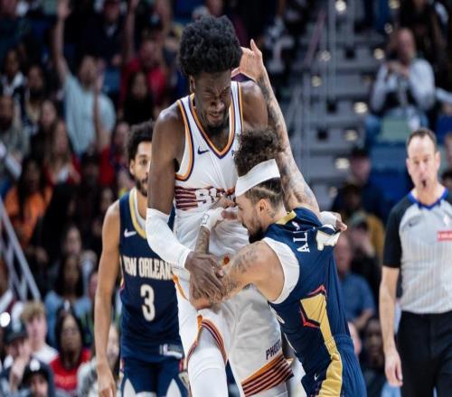 NBA官宣太陽鵜鶘沖突罰單：阿爾瓦拉多禁賽2場馬威禁賽1場