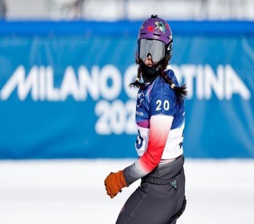 四年后，藏族單板滑雪運動員擁青拉姆終于滑過了奧運終點線