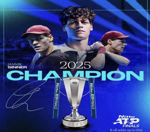 辛納連續(xù)兩年拿下年終總決賽冠軍，鑄就網(wǎng)壇40年不曾有過(guò)的偉業(yè)