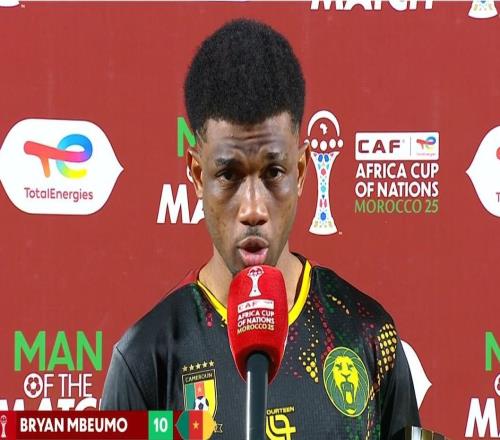 阿馬德當(dāng)選與喀麥隆一戰(zhàn)全場最佳，穿姆伯莫球衣造轉(zhuǎn)播烏龍