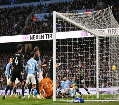 自加盟曼城以來格瓦迪奧爾英超打進10球，同期聯賽後衛第一