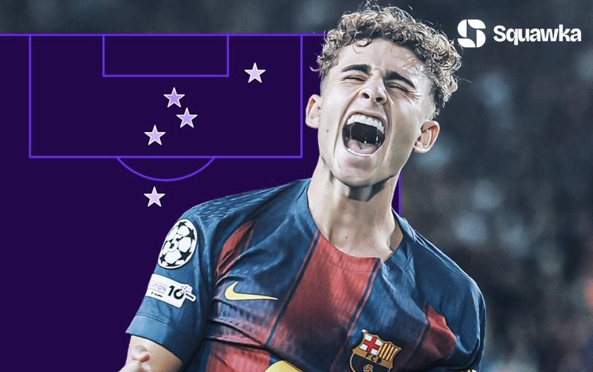 6场5球，费尔明是巴萨队史欧冠单赛季