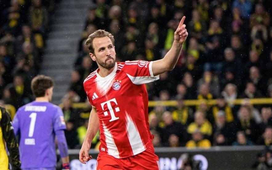 连续四场梅开二度，哈里凯恩成为德甲历史第三人