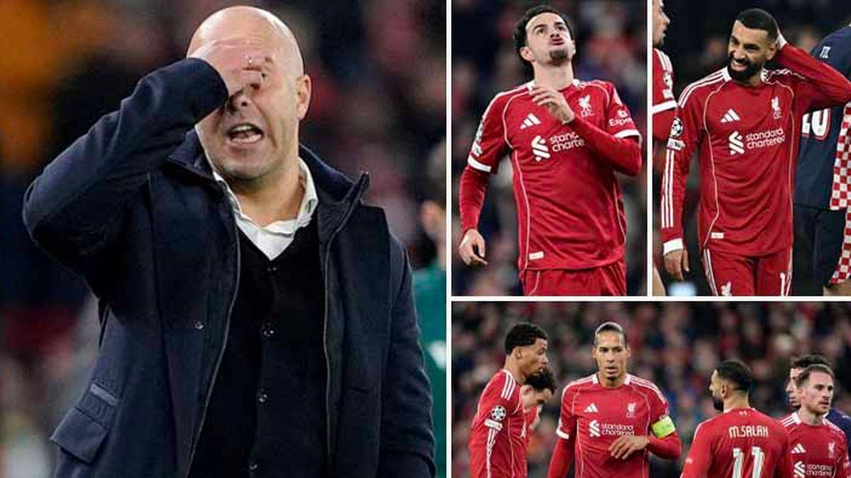 12战9负+主场溃败,利物浦濒临崩盘,斯洛特只剩一周时间自救