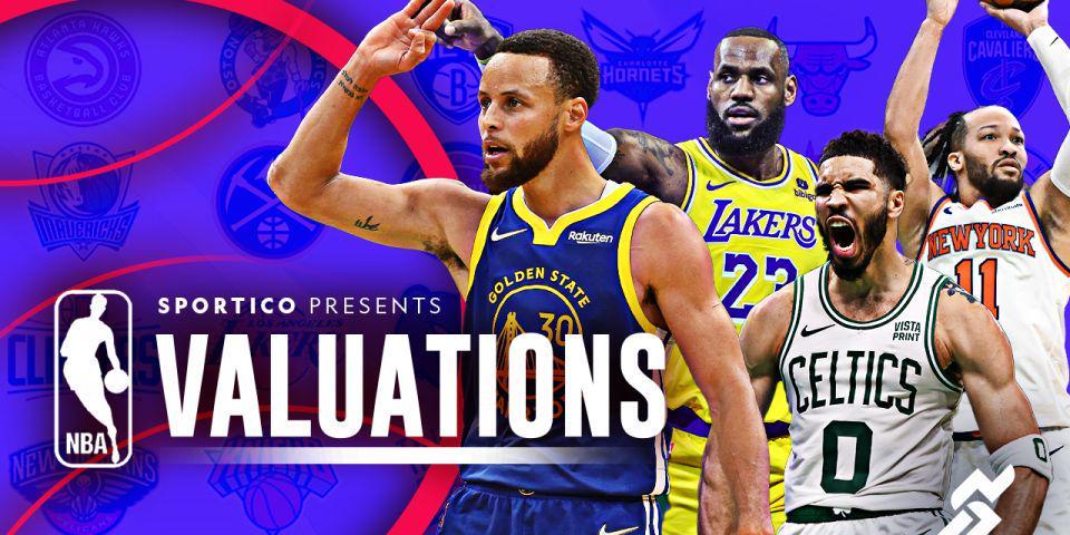 NBA球队最新估值:勇士113.3亿连续5年领跑火箭第10开拓者第24