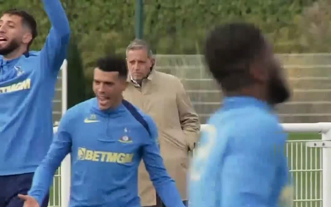 罗梅罗、乌多基缺席热刺今日合练,帕拉蒂奇现场观看训练