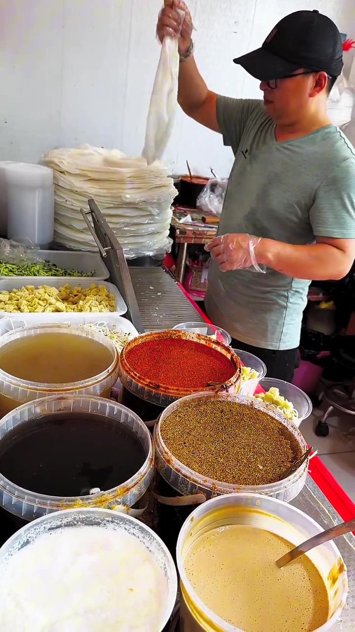 这样切凉皮省事吧