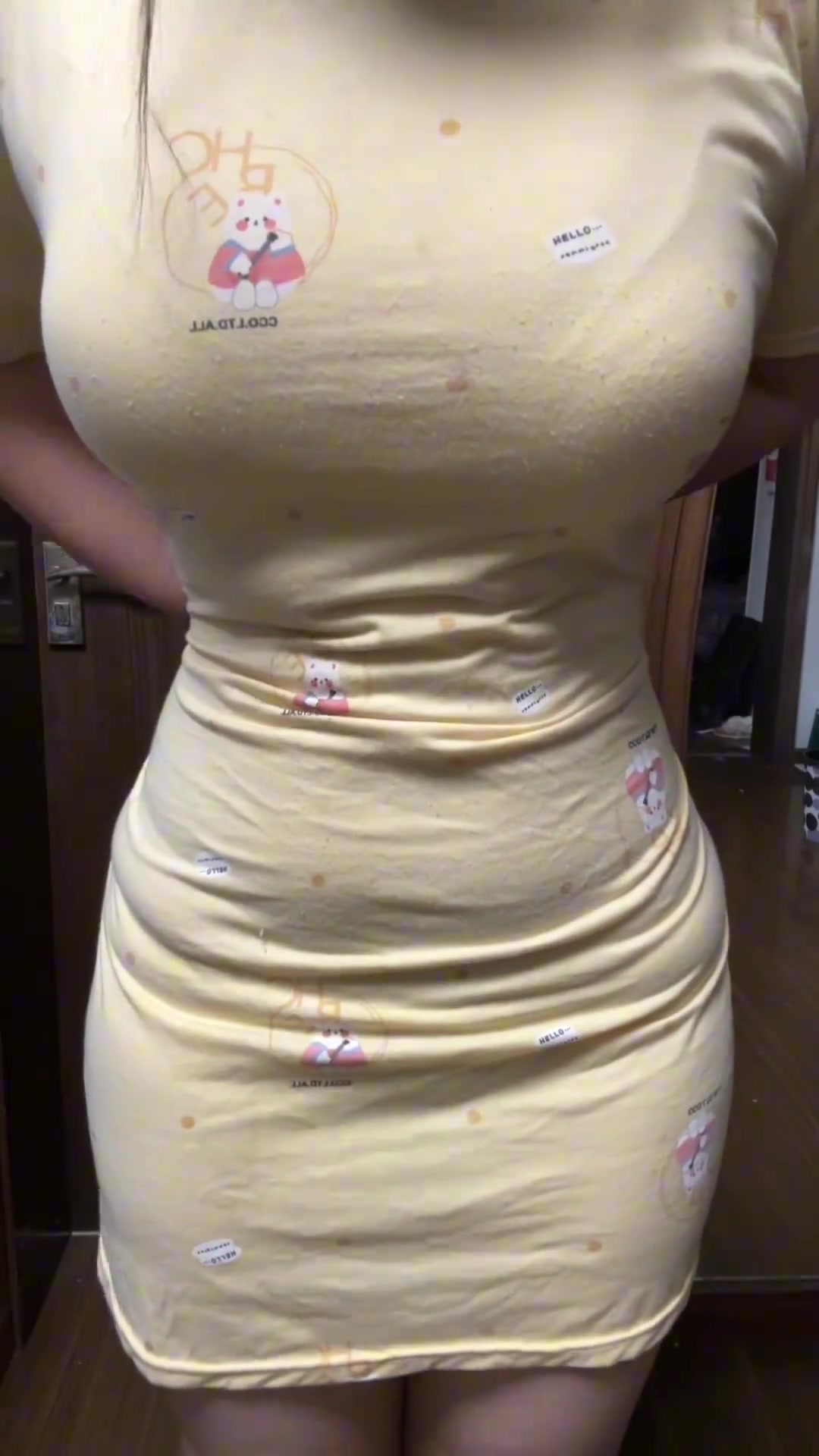 前面三秒差点就刷走了睡衣秒变旗袍!