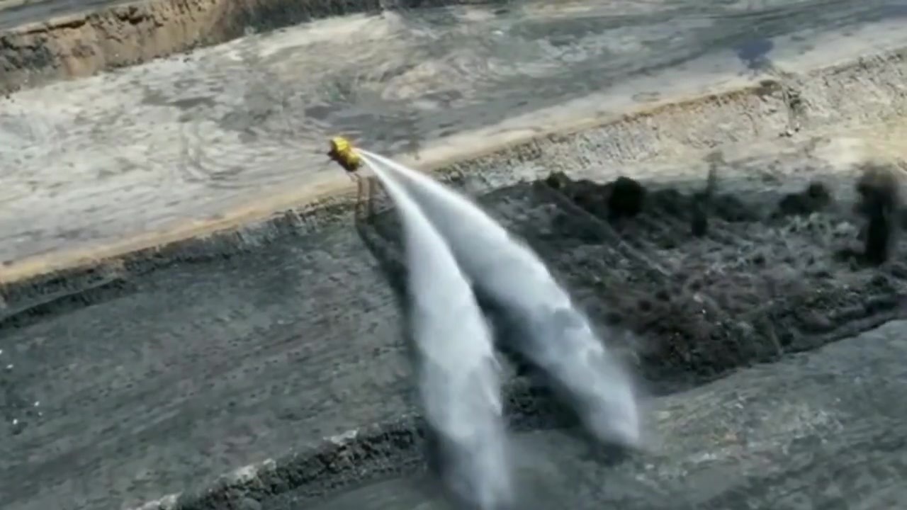 矿山爆破抑尘车这效果感觉如何