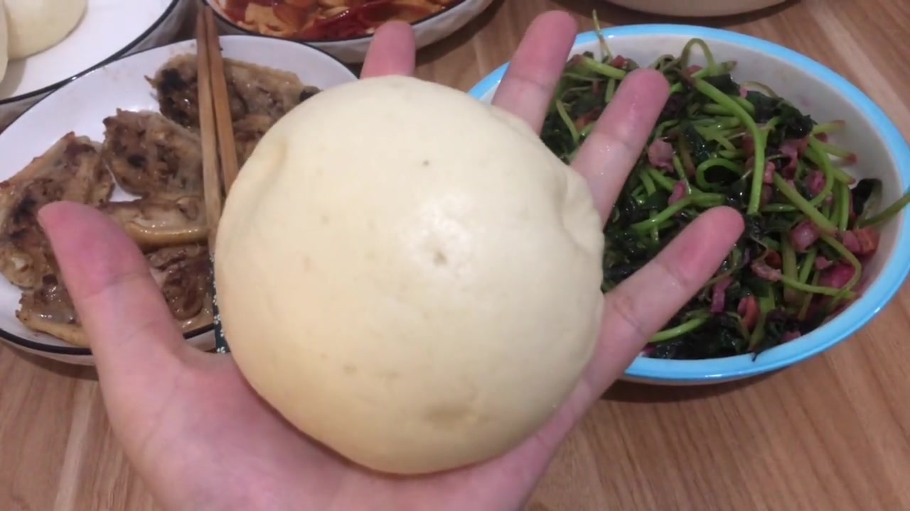 北方女朋友给我蒸的大馒头